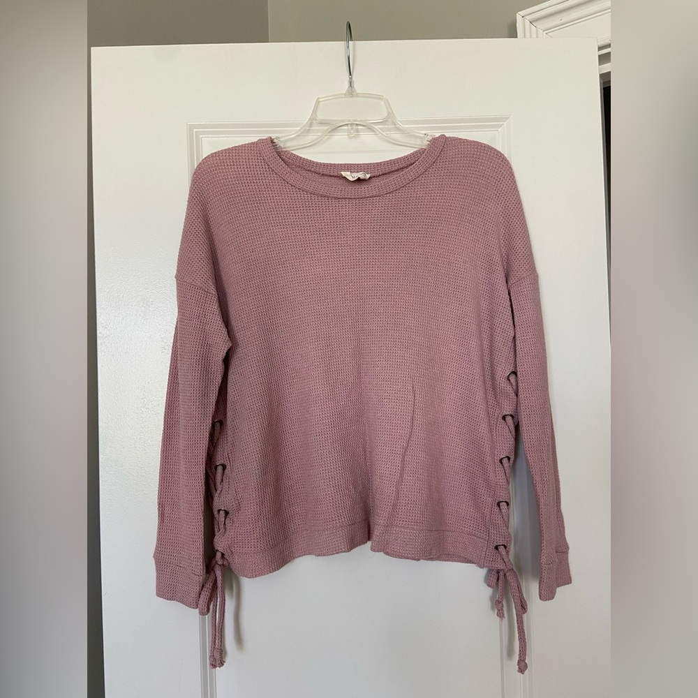 Pink sweater!